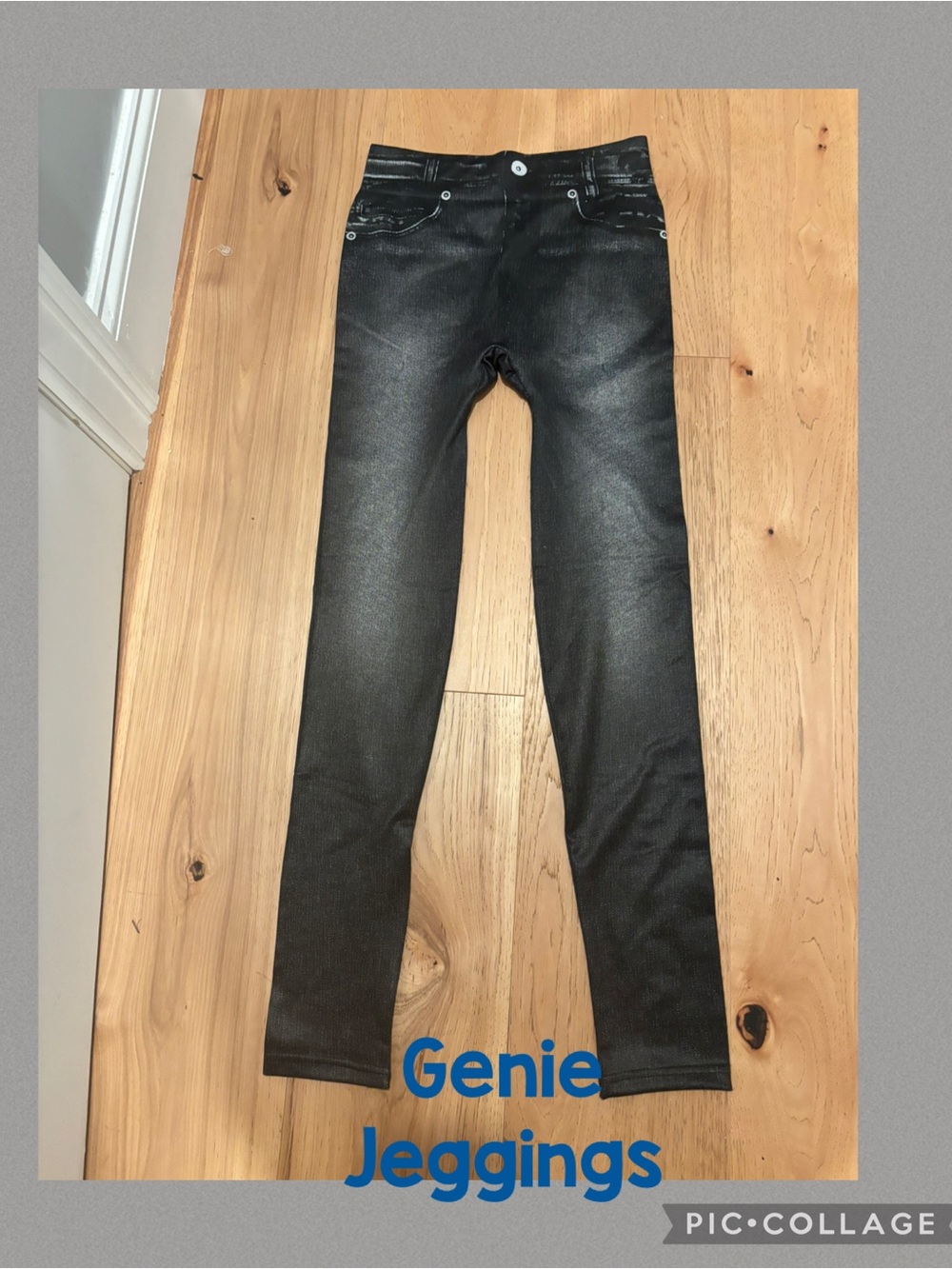 Genie Women’s Black Stretch Jeggings - Slim Fit S/M